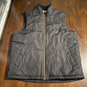 Weatherproof Men's Charcoal Quilted Vest